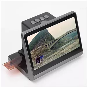 اسکنر فیلم دیجیتال، اسکنر نگاتیو و اسلاید با صفحه نمایش بزرگ 7 اینچی LCD، تبدیل کننده فیلم سوپر 8 به دیجیتال، نمایشگر حرفه ای اسلاید و فیلم، تبدیل 135/126/110 به عکس های دیجیتال