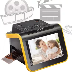 اسکنر فیلم دیجیتال، ویرایش لمسی، اسکنر اسلاید قابل حمل با صفحه نمایش ال سی دی 5 اینچی، اسکنر نگاتیو برای ویندوز XP/Vista/Win 7/Win XP/Win Vista