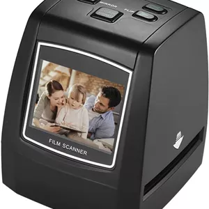 اسکنر فیلم با رزولوشن بالا 14MP/22MP تبدیل فیلم های 35mm 135mm 126mm 110mm 8mm رنگی و تک رنگ اسلاید و نگاتیو به عکس دیجیتال با LCD 2.4 اینچی و نرم افزار ویرایش داخلی