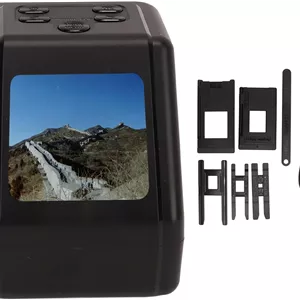 اسکنر فیلم با قابلیت انتخاب سایزهای مختلف فیلم و اسکن سریع - تبدیل اسلایدها به عکس های دیجیتال 22 مگاپیکسلی JPG با اسکنر اسلاید دارای صفحه نمایش 2 اینچی