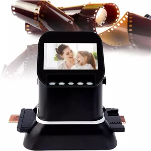 اسکنر اسلاید فیلم با صفحه نمایش 4.3 اینچی، اسکنر فیلم با وضوح بالا تبدیل نگاتیو و اسلایدهای 35 میلی متری، 135، 126، 127 به JPEG دیجیتال، 22 میلیون پیکسل