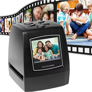 اسکنر فیلم و اسلاید، دارای کارت حافظه 32 گیگابایتی SD و صفحه نمایش LCD 2.36 اینچی، مبدل فیلم اسلاید 35 میلی متری/135 میلی متری، پشتیبانی از ویرایش و پخش