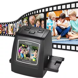 اسکنر فیلم ertg با رزولوشن بالا 14MP/22MP برای تبدیل فیلم اسلاید 35mm، 135mm، 126mm، 110mm، 8mm رنگی و سیاه سفید به عکس دیجیتال با صفحه نمایش LCD 2.4 اینچی