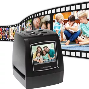 اسکنر فیلم و اسلاید همه کاره مینی، اسکنر فیلم 22 مگاپیکسلی با صفحه نمایش LCD 2.4 اینچی، تبدیل فیلم های 35 میلی متری 135 110 126 و سوپر 8، اسلایدها، نگاتیوها به عکس های دیجیتال JPG