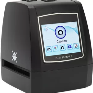 اسکنر فیلم و اسلاید دیجیتال، اسکنر نگاتیو همه کاره، با صفحه نمایش 2.4 اینچی LCD، اسکنر عکس قابل حمل، 14/22 مگاپیکسل، پشتیبانی از چند زبان، برای اسلایدهای نگاتیو رنگی سیاه و سفید (UK)