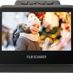 اسکنر فیلم دیجیتال، اسکنر فیلم و اسلاید با صفحه نمایش 5 اینچی LCD، تبدیل نگاتیوهای رنگی و سیاه و سفید 135/110/126 میلی‌متری و سوپر 8/اسلایدها به عکس‌های JPEG 22 مگاپیکسلی، حافظه داخلی