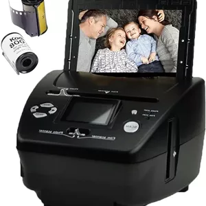 اسکنر اسلاید فیلم دیجیتال، اسکنر نگاتیو 8.1 مگاپیکسلی با رزولوشن بالا با صفحه نمایش LCD 2.4 اینچی، حافظه داخلی 128 مگابایتی، برای عکس های 3*5/4*6/5*7، اسلایدها و نگاتیوهای 135 میلی متری/35 میلی متری