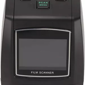 اسکنر فیلم دیجیتال 22 مگاپیکسلی، صفحه نمایش LCD 2.4 اینچی، با عملکردهای ویرایش EV و RGB، پشتیبانی از کارت SD، حافظه داخلی 128 مگابایتی، ذخیره و انتقال آسان (استاندارد ایالات متحده)