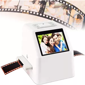 اسکنر فیلم 22 مگاپیکسلی با صفحه نمایش LCD - تبدیل فیلم های 35 میلی متری، 126، 110، سوپر 8، اسلایدها، نگاتیوها به JPEG - مبدل دیجیتال با وضوح بالا