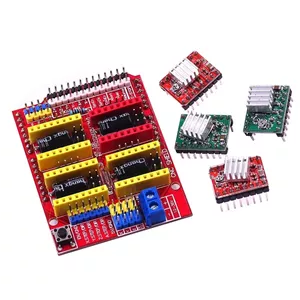 برد توسعه CNC Shield v3 برای دستگاه حکاکی / پرینتر سه بعدی /4 عدد درایور A4988