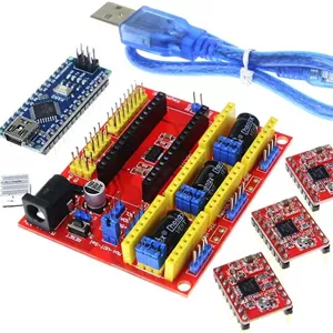 برد توسعه CNC Shield V4 درایور استپر A4988 برای آردوینو سه بعدی