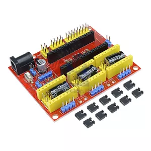 برد توسعه CNC Shield V4 دستگاه حکاکی سازگار با Nano 3.0 / ماژول برد توسعه درایور A4988 برای کیت DIY پرینتر سه بعدی