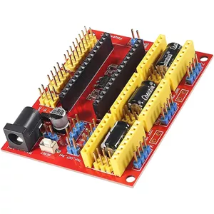 شیلد CNC V4 دستگاه حکاکی سازگار با آردوینو نانو 3.0 / برد توسعه ماژول درایور A4988 برای کیت DIY پرینتر سه بعدی #icpart298957