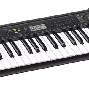 کیبورد قابل حمل 49 کلیدی Casio CTK 240، دارای 100 صدا و ریتم، 50 آهنگ داخلی، نمایشگر LCD، قابلیت کارکرد با باتری یا آداپتور، مشکی | CTK-240