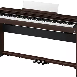 کیبورد هوشمند چکش‌دار مقیاس‌بندی شده Casio Celviano AP-S200BN، دارای 88 کلید، پلی‌فونی 192، پاسخ لمسی با 5 سطح حساسیت، AiR چند بعدی Morphing، قهوه‌ای | AP-S200BN