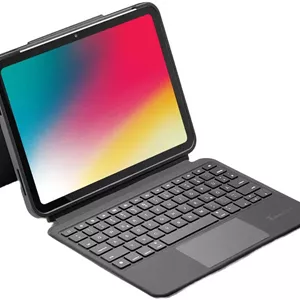 کاور ترکیبی کیبورد Smart-Connector Formcase، فناوری اتصال هوشمند 3 پین، برای آیپد 10.9 اینچ (نسل دهم)، طرح QWERTZ، تجربه تایپ بدون صدا، مشکی | Smart-Connector KB