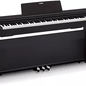 پیانو دیجیتال کنسولی 88 کلیدی Casio Privia PX 870BK با حسگر سه گانه چکش مدرج، 19 صدا، پلی فونی 256 نت، ضبط کننده USB WAV/MIDI، بلندگوهای 40 واتی، مشکی | PX-870BK