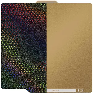 صفحه ساخت دو طرفه PEI PEY یوپای برای Bambu lab، پلتفرم ساخت سه بعدی 257×257 میلی متر، صفحه چاپ سه بعدی با بافت PEI PEY برای پرینترهای سه بعدی Bambu Lab A1/X1/X1C/X1E/P1P/P1S