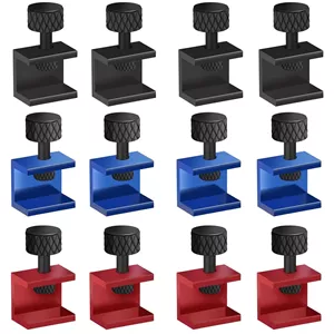 گیره های تخت شیشه ای پرینتر سه بعدی: 12 عدد گیره تخت Ender 3 V2 برای Creality Ender-3 Pro/3 Max/Ender 3-S1/3-V2 Neo/Max Neo، CR-10/CR-10S، سری CR-20 Pro، نصب آسان، نگهدارندگی قوی
