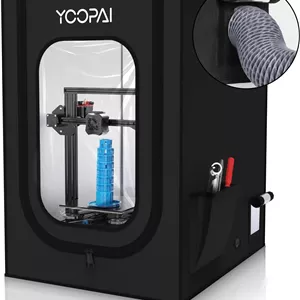 محفظه پرینتر سه بعدی YOOPAI، چادر ضد گرد و غبار پوشش محافظ دمای ثابت برای Creality Ender 3 V3 SE/KE/Ender 3/Ender 3 Pro/Ender 3V2/Ender 3S1/Anycubic Elegoo، 29.5×25.6×21.6 اینچ