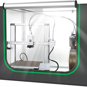 محفظه پرینتر سه بعدی برای Bambu Lab A1 و A1 Mini 3D با چراغ LED، چادر ضد گرد و غبار و مقاوم در برابر آتش، پوشش محافظ با دمای ثابت