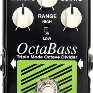 پدال اکتاو باس EBS OctaBass Blue Label Analog Triple Mode با سوییچ محدوده و کنترل صدا | EBS-OC-BL
