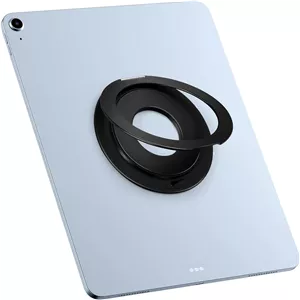 پایه نگهدارنده تبلت یونیورسال برای آیپد - پایه حلقه ای تبلت با قابلیت چرخش 360 درجه، دسته نگهدارنده برای آیپد، پرو، ایر، مینی، گلکسی تب، فایر، کیندل، کتابخوان الکترونیکی، سازگار با پایه MagSafe