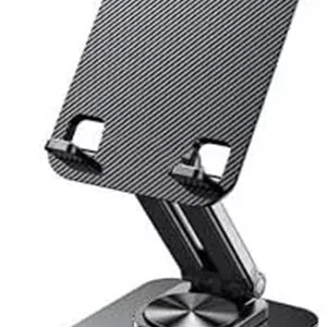 پایه تبلت تاشو Powerway TM530 - نگهدارنده رومیزی قابل تنظیم برای تبلت ها و تلفن های تا 12 اینچ، پایه چند منظوره قابل حمل برای استفاده در خانه و محل کار