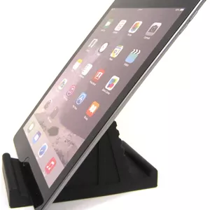 پایه نگهدارنده تبلت، کتابخوان الکترونیکی و گوشی هوشمند TabletProp - سیلیکون نرم و انعطاف پذیر با اندازه جهانی (مشکی)