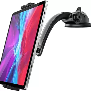 پایه تبلت داشبورد خودرو وولیی، نگهدارنده تبلت داشبورد برای خودرو با مکنده ژل چسبنده قوی، سازگار با آیپد پرو ایر مینی، گلکسی تب، زد فولد، فایر اچ دی، آیفون و سایر دستگاه های 4.7-11 اینچی