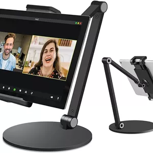 پایه تبلت Surface Pro، نگهدارنده iPad Pro 12.9، پایه تبلت چند زاویه قابل تنظیم برای صفحه نمایش 4.7 تا 13 اینچی Microsoft Surface Pro Series، iPad Pro 11/12.9، iPad، mini، Air و غیره (مشکی)