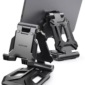 پایه تبلت تاشو قابل تنظیم SUPCASE، نگهدارنده رومیزی قابل حمل - سازگار با آیپد پرو، ایر، آیفون، سامسونگ گلکسی، سرفیس، کیندل فایر