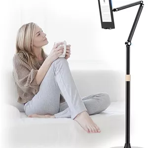 پایه نگهدارنده قابل تنظیم کیندل SH برای مطالعه در تخت، نگهدارنده تبلت بازویی سازگار با پیپروایت، اواسیس و پایه مانیتور قابل حمل 17.3 اینچی