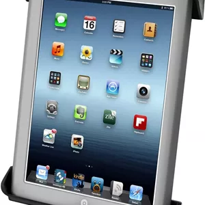 نگهدارنده تبلت RAM Mounts Tab-Tite برای Apple iPad Gen 1-4سایر مدل ها RAM-HOL-TAB3U سازگار با پایه های توپی گرد سایز RAM B 1 اینچ و C 1.5 اینچ
