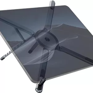 پایه تبلت/گوشی/لپ تاپ مسافرتی قابل حمل، پایه لپ تاپ قابل تنظیم برای میز، نگهدارنده تاشو مغناطیسی گوشی، سازگار با آیپد، مک بوک، آیفون (4.7-15.6 اینچ)