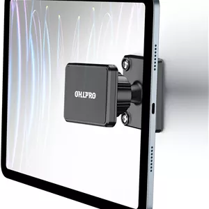 پایه نگهدارنده تبلت مغناطیسی OHLPRO، پایه دیواری آیپد با قابلیت چرخش 360 درجه با 2 صفحه فلزی، آهنربای قوی مناسب تبلت، پایه برای دیوار، قایق و کابینت