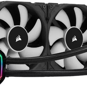 خنک کننده مایع پردازنده مرکزی Corsair iCUE H115i RGB PRO XT، رادیاتور 280 میلی‌متری، دو فن 140 میلی‌متری PWM، کنترل نرم‌افزاری | CW-9060044-WW