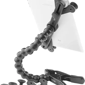 نگهدارنده تبلت ModularHose با گیره فنری سنگین (تا 2 اینچ باز می شود)، سازگار با تبلت ها و قاب ها تا 14.25 اینچ (iPad, iPad Air, iPad Pro 11, Samsung Tab, Microsoft Surface)، بازوی 14 اینچی