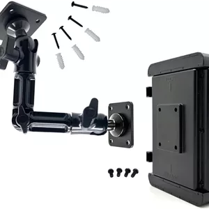 پایه تبلت فلزی صنعتی 8 اینچی LycoGear با آلیاژ سنگین - نگهدارنده آیپد برای دیوار یا کامیون، سازگار با آیپد پرو ایر مینی 12.9، گلکسی اس، سرفیس پرو و سوییچ