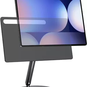 پایه تبلت مغناطیسی تاشو LULULOOK 2025 برای Samsung Galaxy Tab S10/S9/S8 Ultra 14.6 اینچ، پایه شناور چرخان 360 درجه ارتقا یافته تمام آلیاژ آلومینیوم با سوراخ S-Pen برای Ultra 14.6 اینچ