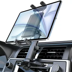 نگهدارنده تبلت خودرو، جایگاه CD، [بازوی با قابلیت تنظیم ارتفاع] پایه تبلت پخش کننده CD خودرو، گیره CD جهانی خودرو برای آیپد پرو ایر مینی، تبلت های گلکسی / زد فولد / زد فلیپ، آیفون، دستگاه های 4-12.9 اینچی