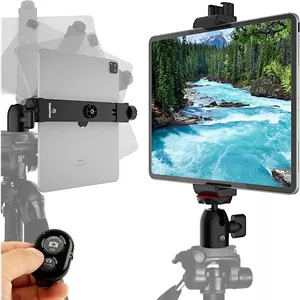 نگهدارنده سه پایه آیپد KobraTech TabMount 360 | شامل سر توپی گردان و ریموت بلوتوثی (فقط پایه)