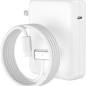 شارژر مک بوک پرو - آداپتور برق 140 واتی USB C، کابل Mag 3 PD 3.1 برای مک بوک پرو 14-16 اینچ 2021 2023 M1 M2 M3، برای مک بوک ایر 13-15 اینچ 2022 2023 2024 M2 M3، شامل کابل 6.6 فوتی
