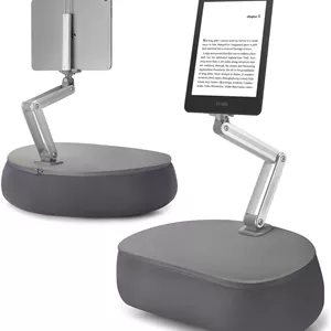 پایه نگهدارنده تبلت InnoGear برای استفاده روی پا، با قابلیت چرخش 360 درجه و تنظیم بدون نیاز به دست، مناسب برای تخت، مبل و مطالعه، سازگار با آیپد، کیندل، آیفون و کتابخوان الکترونیکی 6 تا 13 اینچی