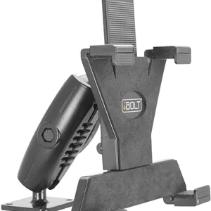 پایه نگهدارنده تبلت iBOLT TabDock Bizmount Metal AMPs - پایه فلزی سنگین با قابلیت نصب با دریل برای تمام تبلت های 7 تا 10 اینچی مناسب برای خودرو، میز، پیشخوان: ایده آل برای خودروهای تجاری، کامیون ها و مشاغل