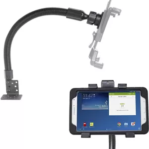 پایه نگهدارنده تبلت iBOLT TabDock Flexpro - پایه زمینی مقاوم برای تبلت های 7 تا 10 اینچی (iPad، Nexus، Samsung Galaxy Tab) مناسب برای خودروها، ون ها، کامیون های بزرگ: ایده آل برای تلماتیکس و ناوگان