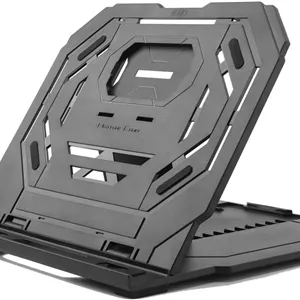 پایه تبلت طراحی، پایه تاشو لپ تاپ برای مانیتور طراحی، 9 سطح زاویه قابل تنظیم با نگهدارنده تلفن داخلی، برای تبلت طراحی 12-17 اینچی، مک بوک، لپ تاپ، آیپد، کتاب، تلفن