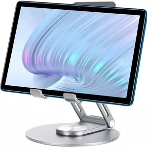 پایه تبلت تاشو DOOGEE، پایه مانیتور قابل حمل، پایه رومیزی تبلت با قابلیت تنظیم چند زاویه، فوق العاده محکم