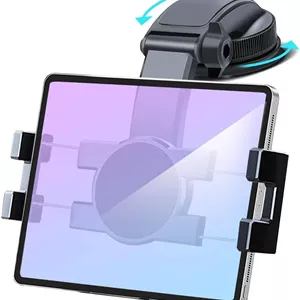 پایه نگهدارنده تبلت داشبورد خودرو، با قابلیت چرخش 360 درجه و مکنده قوی، مناسب برای آیپد پرو 12.9/9.7/11/10.5/Air/Mini 6 5 4 3، سامسونگ گلکسی تب، آیفون 17/16، تبلت و گوشی 4.7 تا 12.9 اینچ