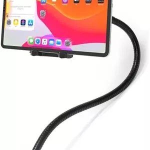 پایه نگهدارنده تبلت و موبایل برای ریل صندلی خودرو، مناسب تبلت و موبایل 4 تا 13 اینچی، بازوی گردنی 50 سانتی‌متری مقاوم برای آیپد پرو 12.9 11 ایر مینی، سامسونگ تب، گلکسی زد فولد 4، آیفون
